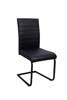Chaise-S210-simili-cuir-noir-side-Oosterlynck