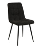 Chaise-S310-tissu-noir-Oosterlynck