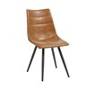 Chaise-ST1804-simili-cuir-cognac-side-Bauwens-GBO