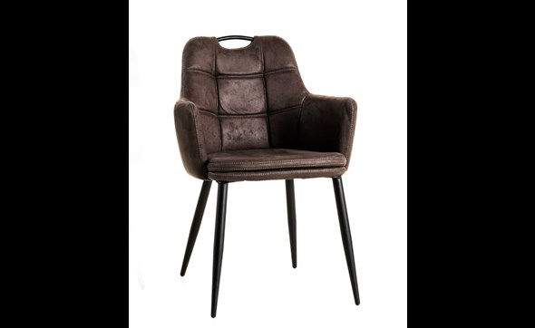 Chaise-ST1809-tissu-anthracite-set-Bauwens-GBO