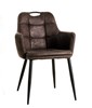 Chaise-ST1809-tissu-anthracite-set-Bauwens-GBO