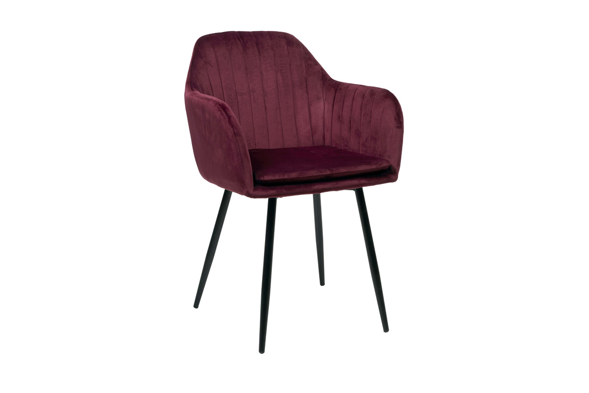 Set-2-chaises-ST2003-tissu-Bordeaux-Bauwens