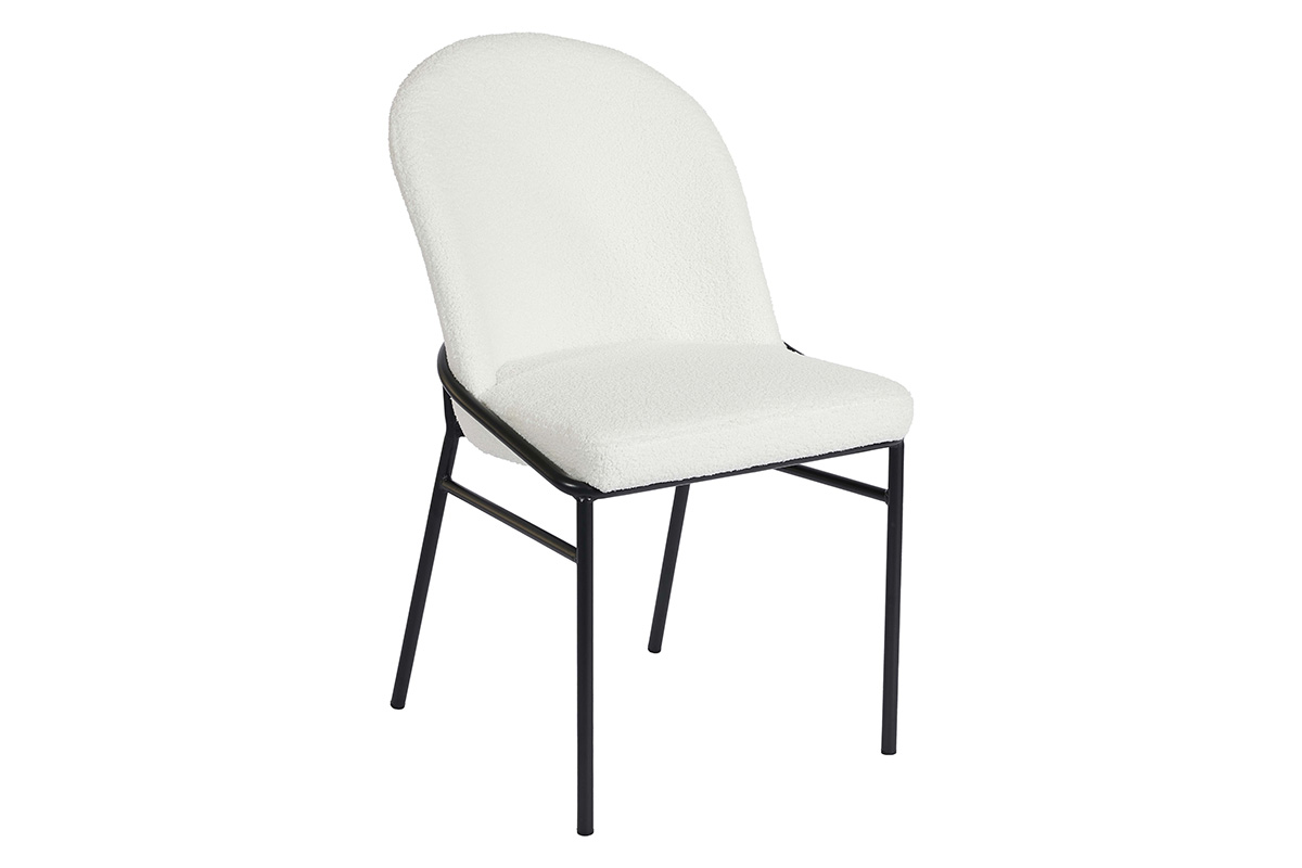 Chaise-ST2301-tissu-boucle-blanc-GBO