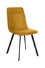 Chaise-ST2307-tissu-jaune-GBO