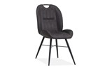 Chaise-Shelton-tissu-Luxor-anthracite-front-Maxfurn