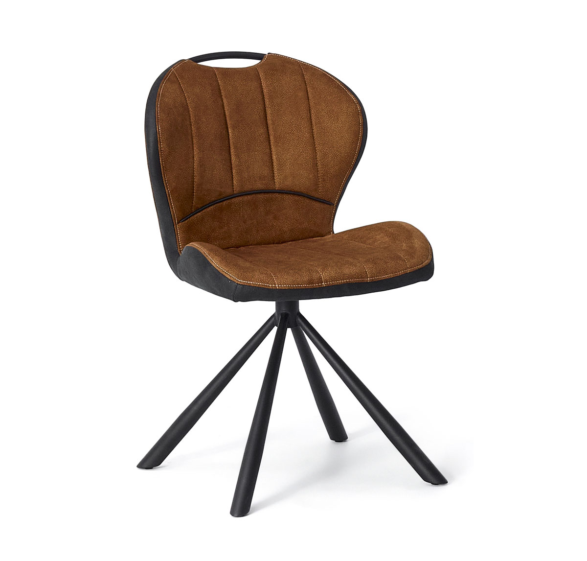 Chaise-Sirius-tissu-Brave-cognac-Comodi-living