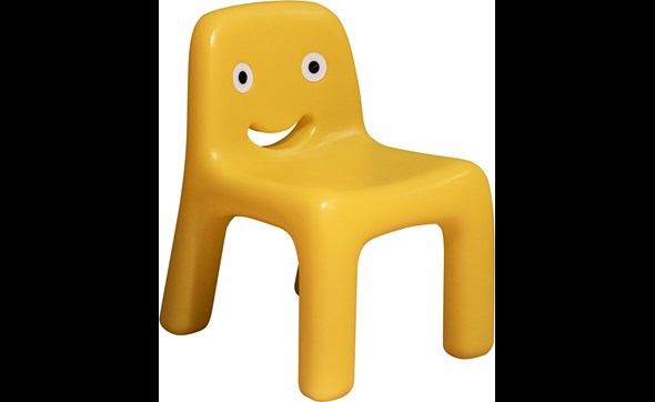 Chaise-Stacey-plastique-jaune-Comodi-Living