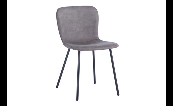 Set-4-chaises-Susan-9025-simili-cuir-taupe-Rousseau