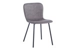 Set-4-chaises-Susan-9025-simili-cuir-taupe-Rousseau