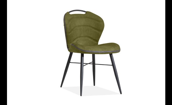 Chaise-Talent-tissu-moss-front-Maxfurn