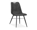 Chaise-Trofee-tissu-Zorro-anthracite-front-Maxfurn