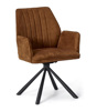 Chaise-Wayne-tissu-Brave-cognac-Comodi-living