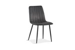 Chaise-Willis-9660-velours-gris-side-set-Rousseau