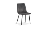 Chaise-Willis-9660-velours-gris-side-set-Rousseau