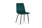 Chaise-Willis-9660-velours-vert-side-set-Rousseau