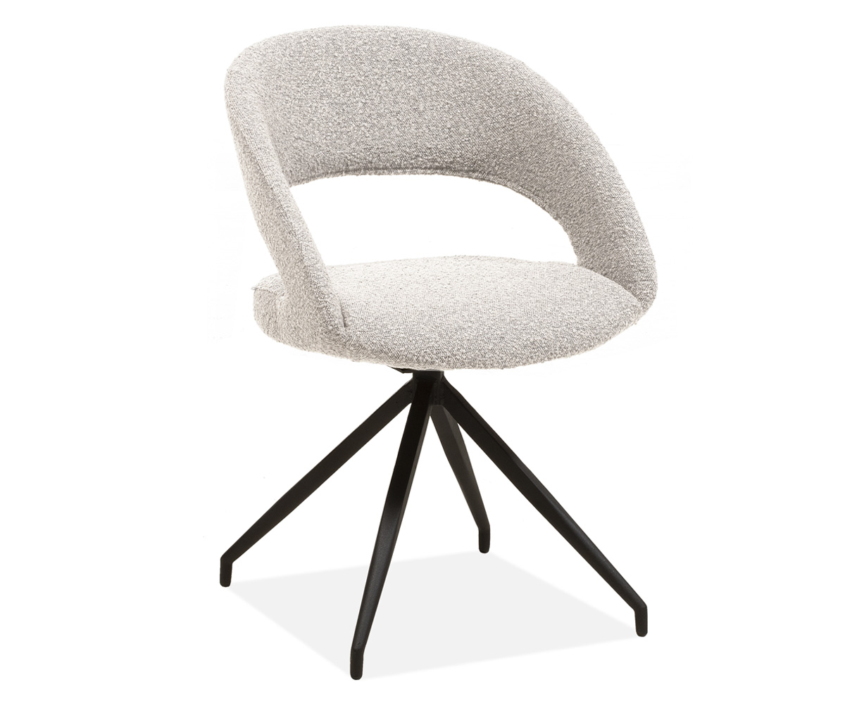 Chaise-Yara-tissu-touch-pearl-Maxfurn