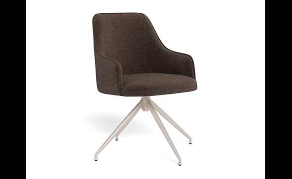 Chaise-accoudoirs-Adia-tissu-apia-brown-pieds-gris-side-Actona