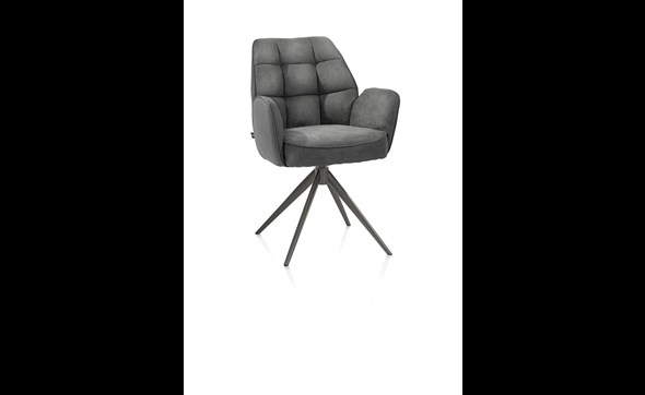 Chaise-accoudoirs-Bell-48847-poot-grap-tissu-Calabria-anthracite-Persp-Henders-Hazel