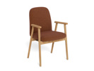 Chaise-accoudoirs-Calvin-tissu-basel-terracotta-pieds-chene-side-Actona