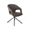 Chaise-accoudoirs-Capri-tissu-simili-cuir-anthracite-Comodi-Living