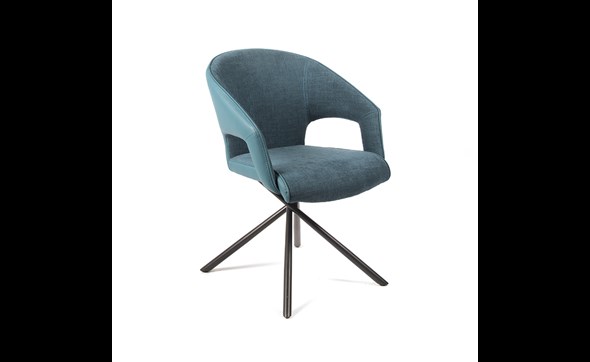 Chaise-accoudoirs-Capri-tissu-simili-cuir-petrol-Comodi-Living