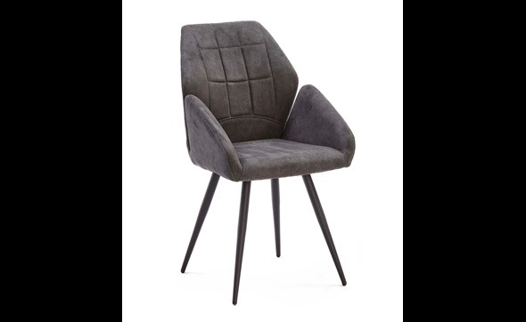 Chaise-accoudoirs-Espen-tissu-Brave-anthracite-Comodi-Living