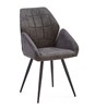 Chaise-accoudoirs-Espen-tissu-Brave-anthracite-Comodi-Living
