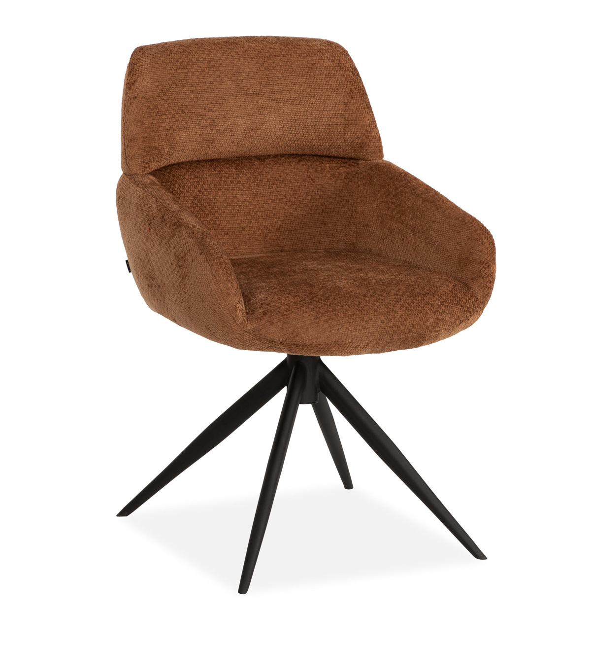 Chaise-accoudoirs-Lake-tissu-Hazel-front-Maxfurn