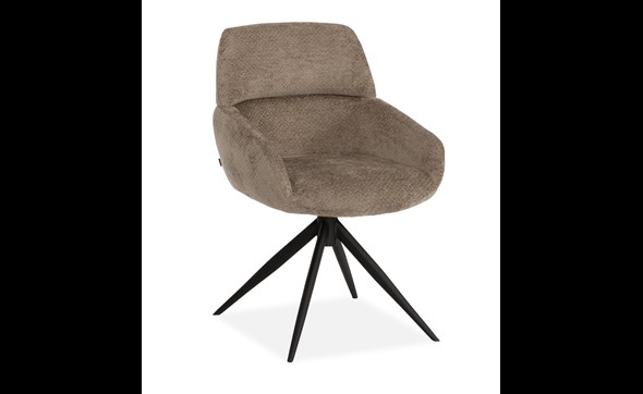 Chaise-accoudoirs-Lake-tissu-taupe-side-Maxfurn