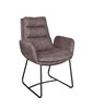 Chaise-accoudoirs-Liv-tissu-Cowboy-taupe-Comodi-Living