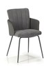 Chaise-accoudoirs-Olympic-tissu-simili-cuir-gris-Comodi-Living