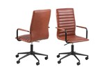 Chaise-bureau-Winslow63762-simili cuir-brandy-pied-metal-noir-roulettes-01-Actona
