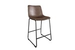 Chaise-comptoir-Mancia-ployster-brun-pieds-metal-4-Rousseau