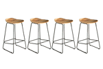 Chaise-de-bar-3620-15-assise-acacia-pied-metal-SET-Comodi-Living