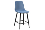 Chaise-de-bar-Boy-5545-6-velours-bleu-clair-pieds-noirs-01-Rousseau