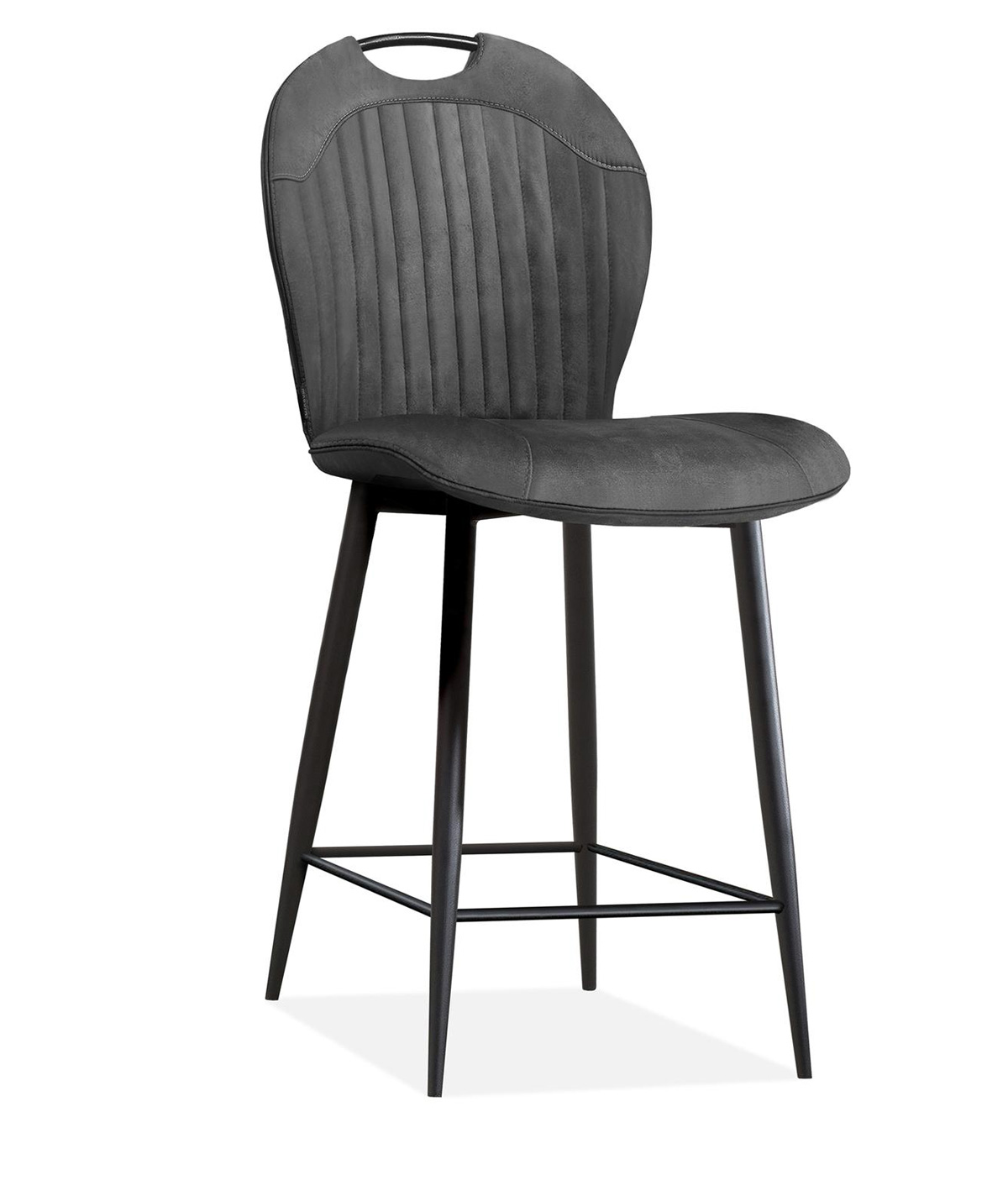 Chaise-de-bar-Capri-tissu-softyl-anthracite-Maxfurn