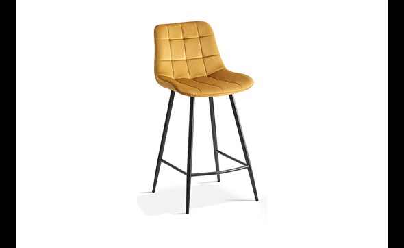 Chaise-de-bar-Juta-5540-velours-or-side-set-Rousseau