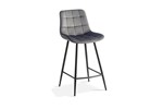 Chaise-de-bar-Juta-5540-velours-taupe-side-set-Rousseau