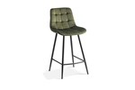 Chaise-de-bar-Juta-5540-velours-vert-side-set-Rousseau