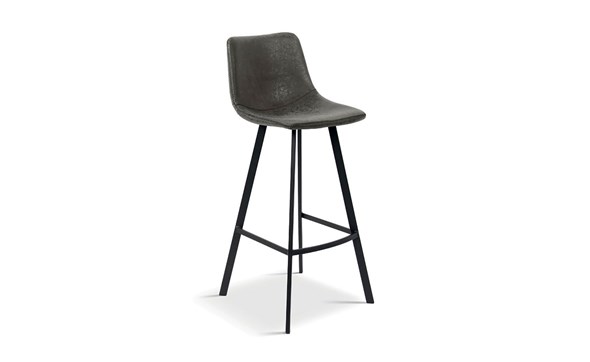 Chaise-de-bar-Ozan-5518-3-simili-cuir-anthracite-Rousseau