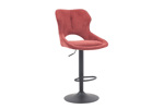 Chaise-de-bar-pivotante-Mori-5660-5-tissu-rouge-01-Rousseau