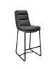 Chaise-de-bar-tabouret-Liv-tissu-Cowboy-anthracite-Comodi-Living