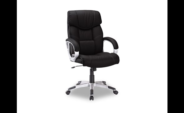 Chaise-de-bureau-9725-3-simili-cuir-noir-Rousseau