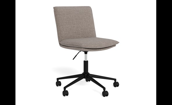 Chaise-de-bureau-Flynn-tissu-basel-fabric-light-grey-brown-side-Actona