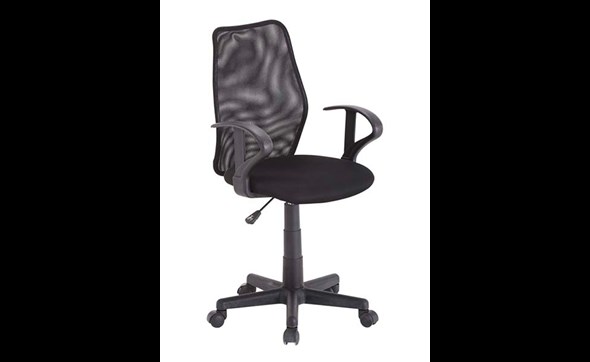 Chaise-de-bureau-Job-9710-tissu-noir-Rousseau