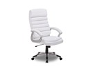 Chaise-de-bureau-Kennedy-9735-2-simili-cuir-blanc-Rousseau