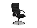 Chaise-de-bureau-Kennedy-9735-3-simili-cuir-noir-Rousseau