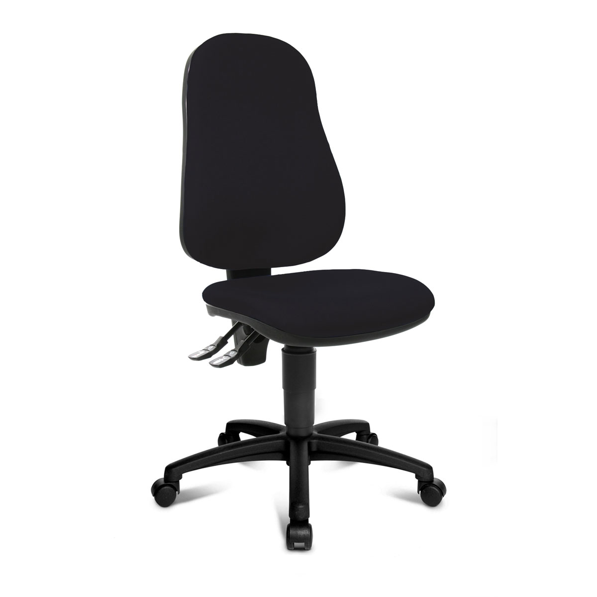 Chaise-de-bureau-Point-60-tissu-noir-8160-G20-Topstar