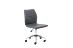 Chaise-de-bureau-Trendy-simili-cuir-gris-AL-Kids