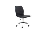 Chaise-de-bureau-Trendy-simili-cuir-noir-AL-Kids
